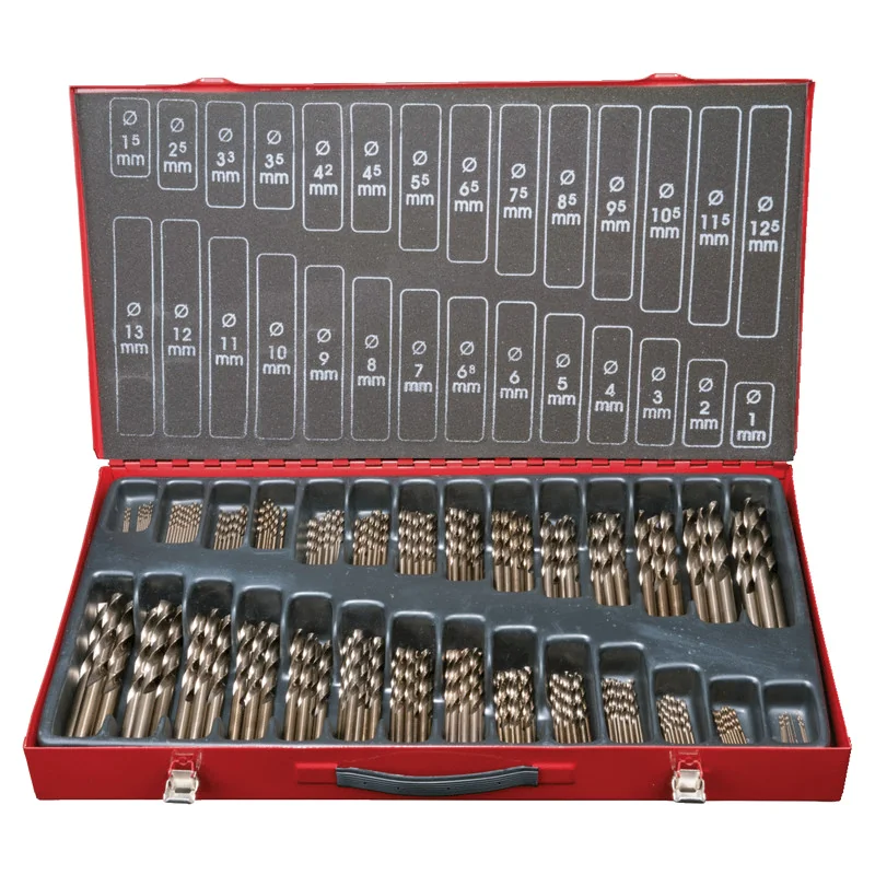 KS Tools - 3303650 - HSS-G Co Spiral Drill Assortment, 230pcs