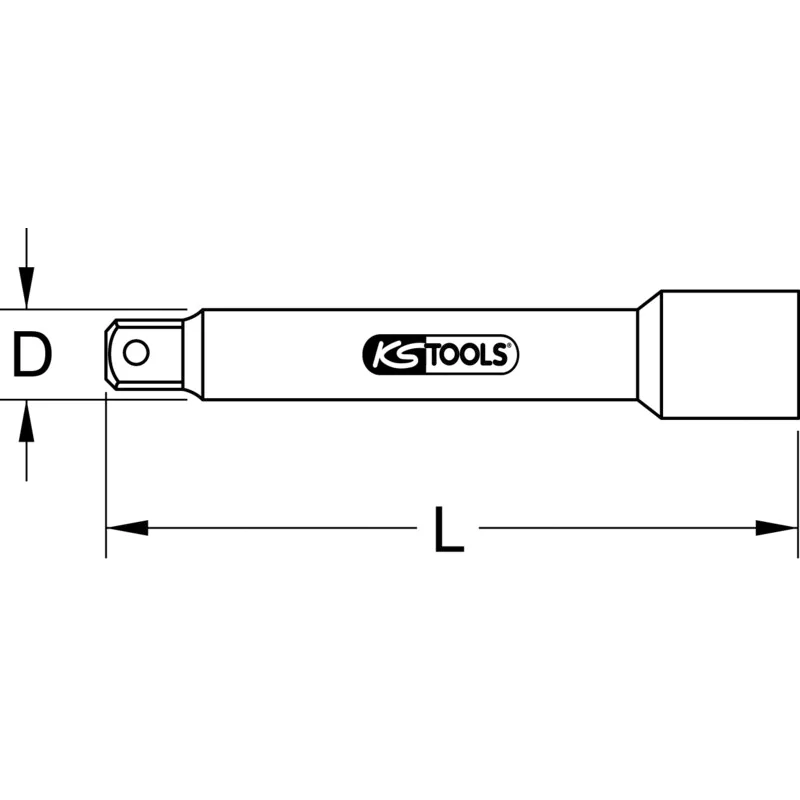 KS Tools - 3310242 - Tap Extension, 2.7mm/M3