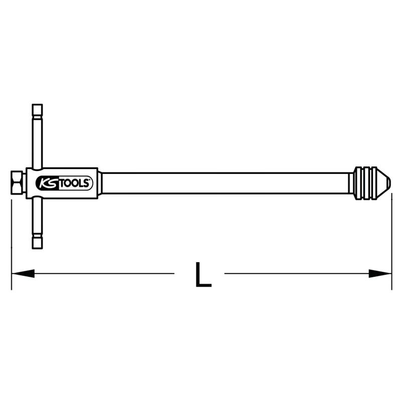 KS Tools - 3310670 - Ratcheting Tap Holder, 250mm