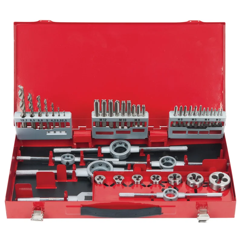 KS Tools - 3310744 - HSS Co Tap And Die Set, 44pcs