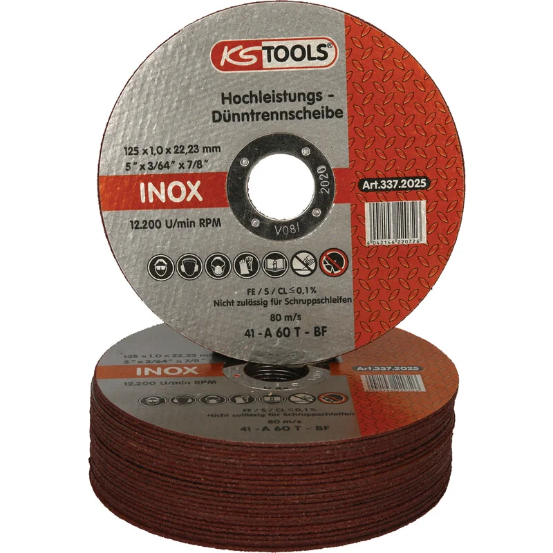KS Tools - 3372025 - High-Performance Cutting Disc, Diameter 125 mm