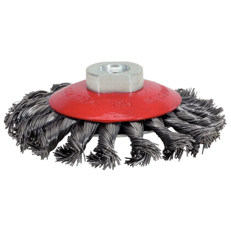KS Tools - 3400050 - Round Tapered Stainless Steel Wire Brush