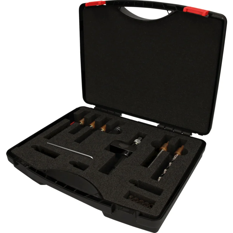 KS Tools - 4050050 - Tension Bolt Drilling Set, 22-Piece