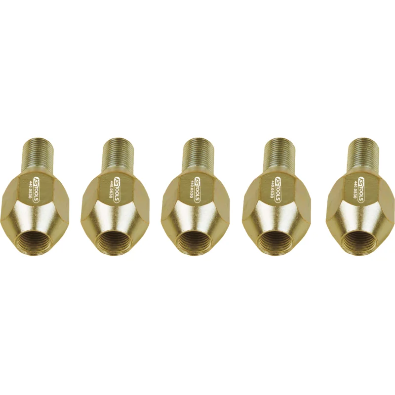 KS Tools - 4400530 - Special Nut Set M16x1.5, 5-pc.