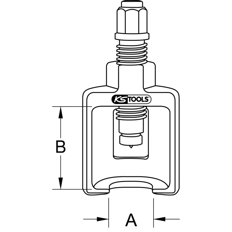 KS Tools - 4500062 - Ball Joint Separator, 39mm,M24