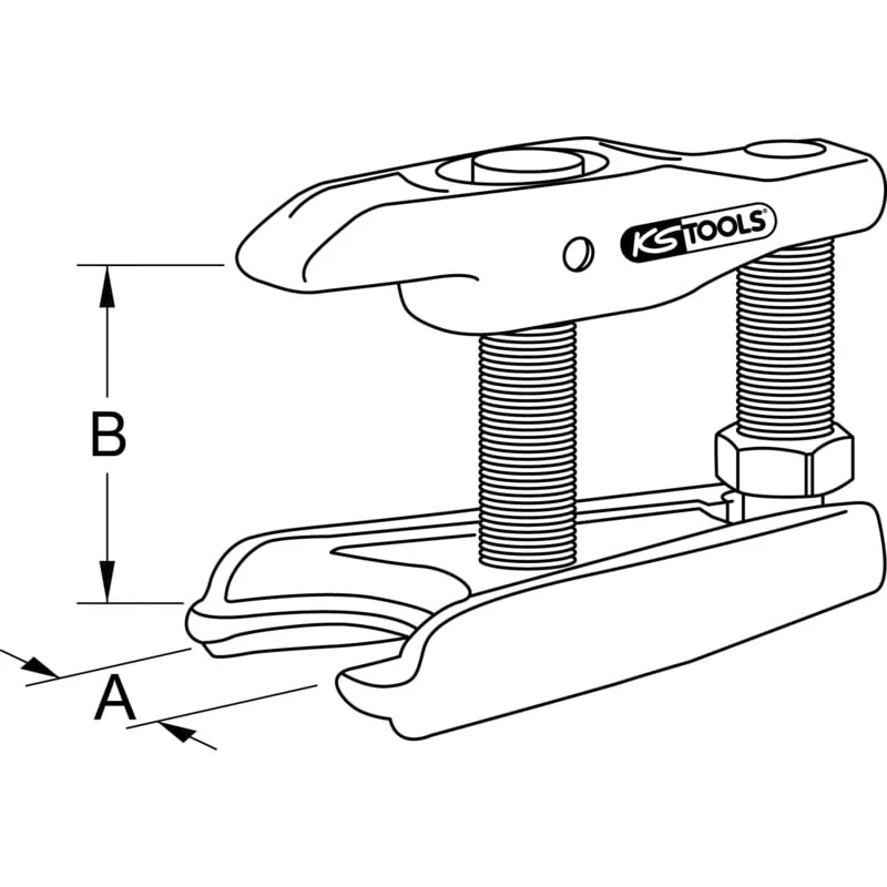 KS Tools - 4500070 - Universal Ball Joint Puller, 32 mm
