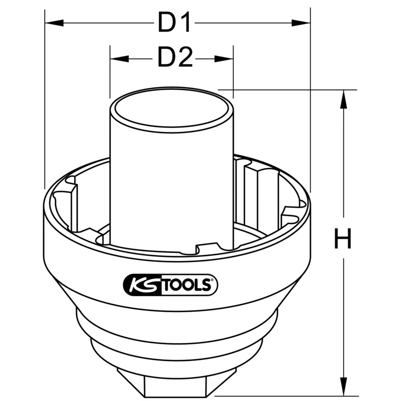 KS Tools - 4500175 - Groove Nut Socket