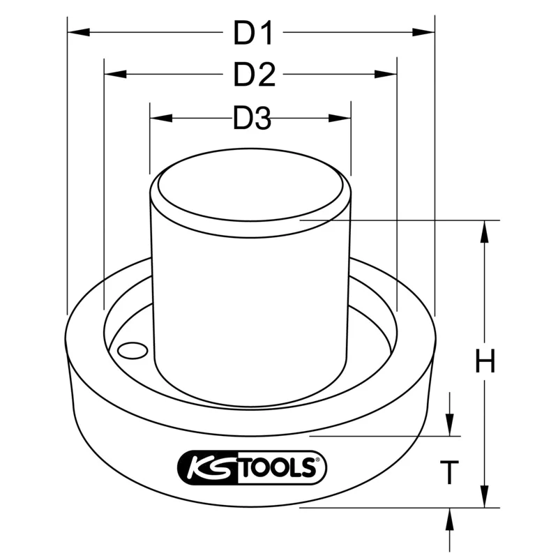 KS Tools - 4500237 - Scania Transmission Back Oil Seal Inst.