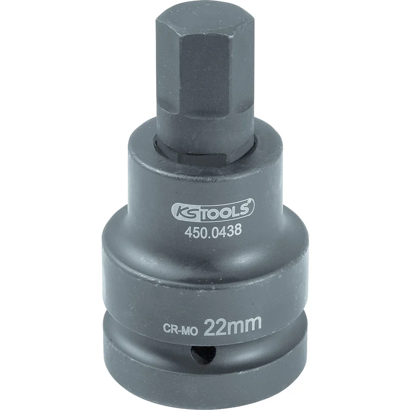 KS Tools - 4500476 - 1 Inch Impact Bit Socket For Hexagon Screws, 17mm
