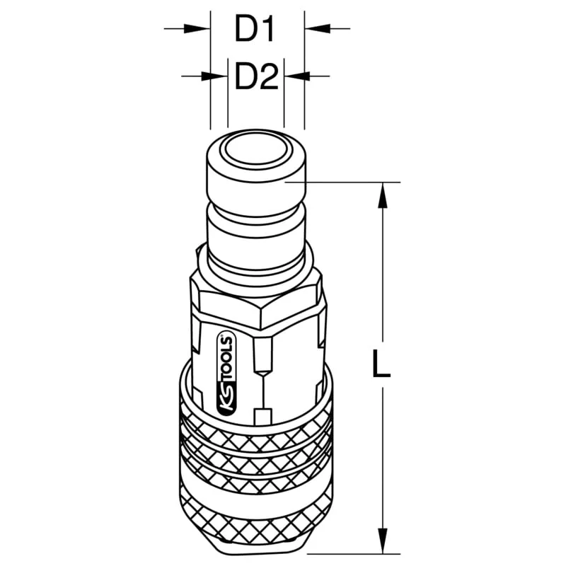KS Tools - 4550076 - Scania Radiator Quick Adaptor