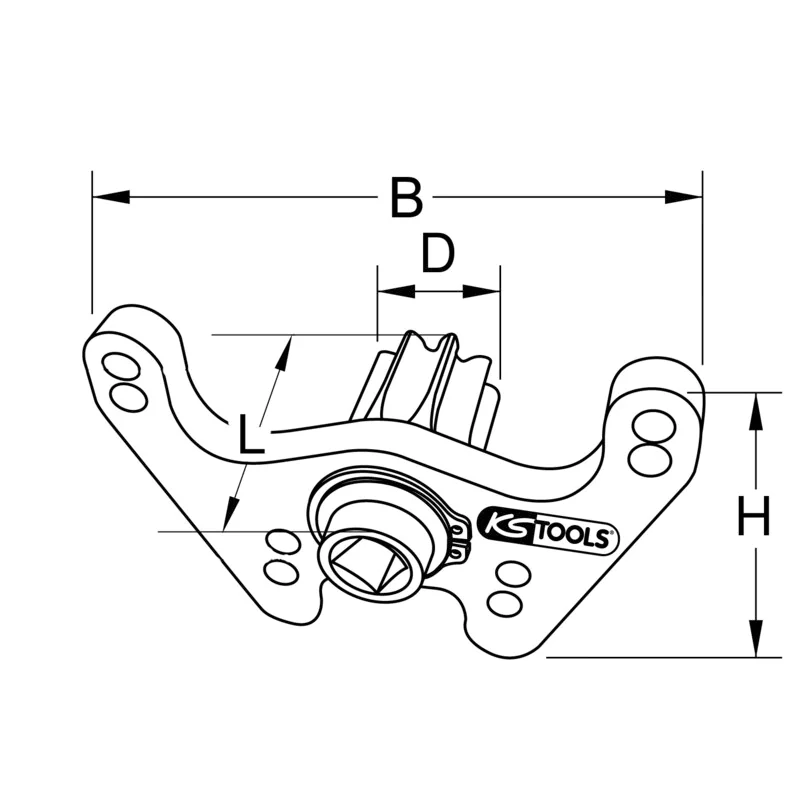 KS Tools - 4550085 - Engine Cranking Device, Volvo