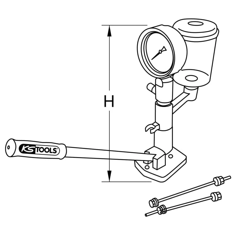 KS Tools - 4550120 - Injection Nozzle Tester, 600 bar