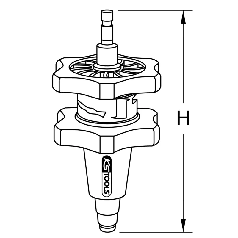 KS Tools - 4550142 - Adapter For Cooling Systems, Diameter 28-41mm