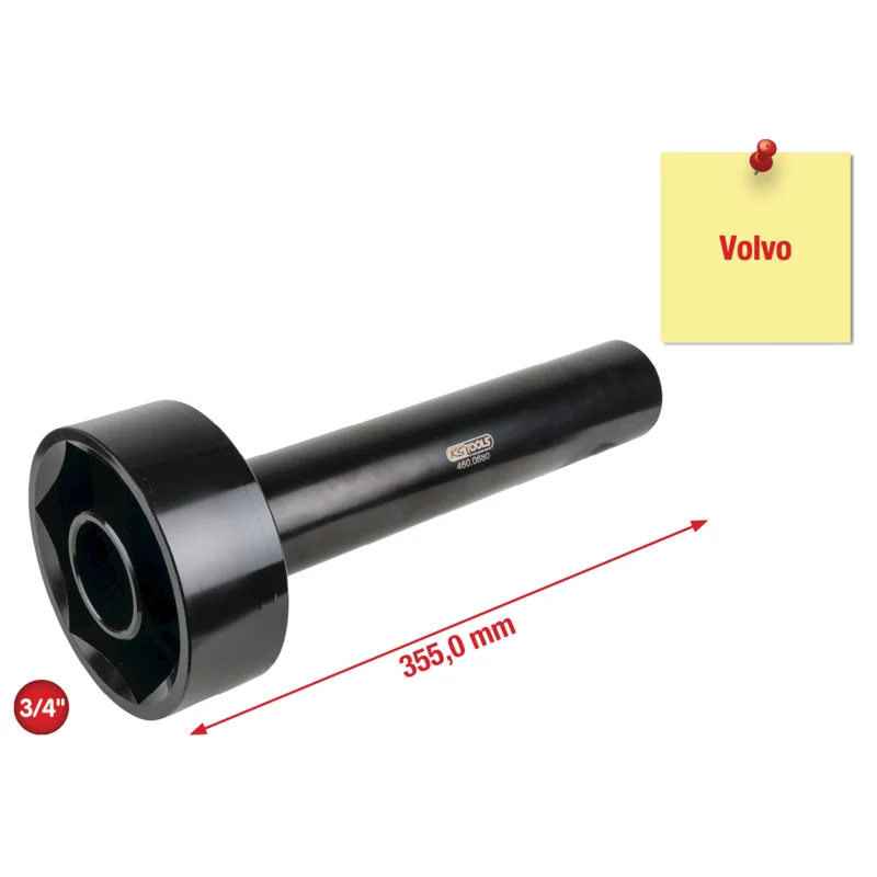KS Tools - 4600680 - Volvo Axle Nut Wrench With Guide Tube