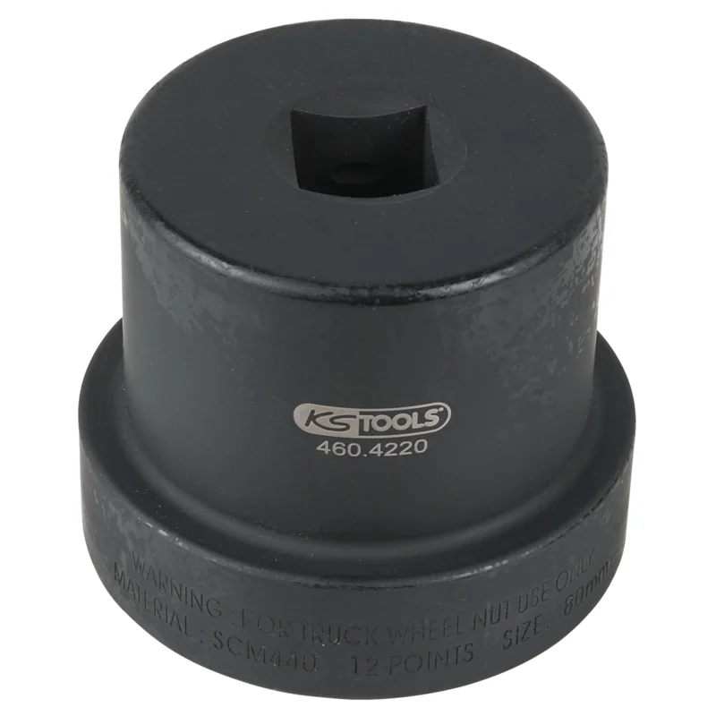 KS Tools - 4604220 - 1 Inch Axle Nut Wrench With Guide Collar, 12-Point