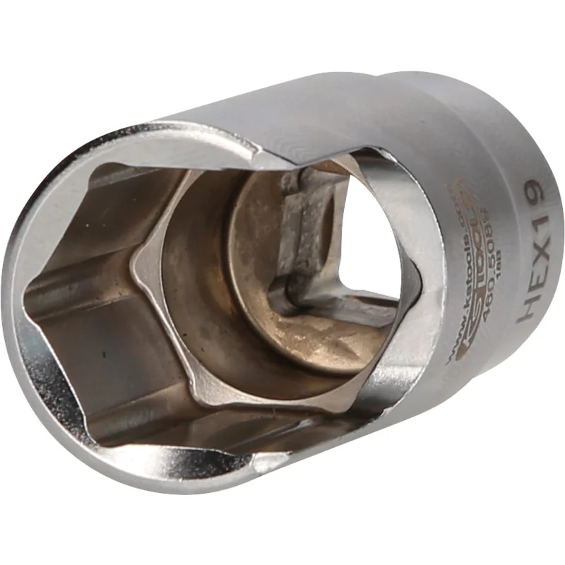 KS Tools - 4605089 - 3/8 Inch Special Angle Pipe Connector Socket, 19 mm