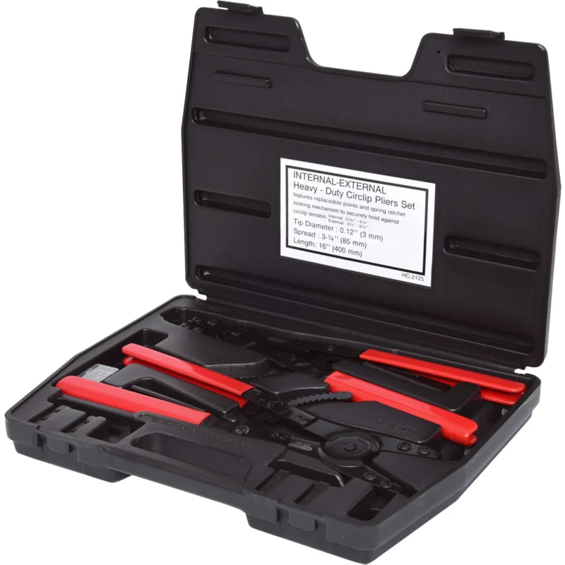KS Tools - 5001300 - Circlip Pliers Set With Ratchet Function