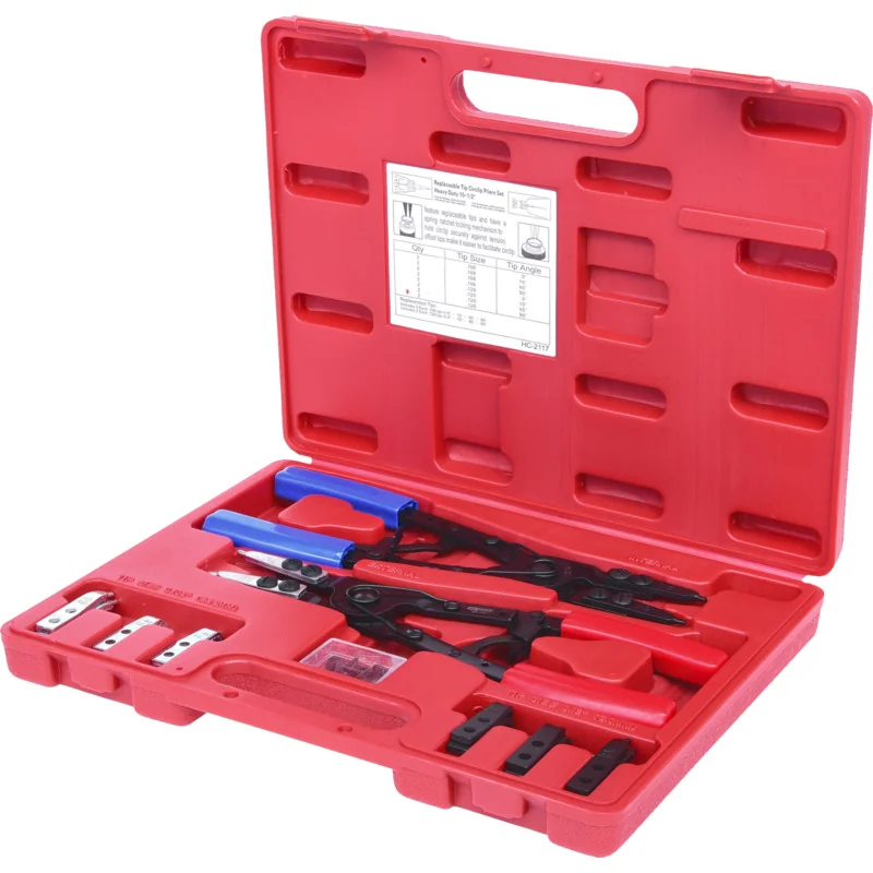 KS Tools - 5001350 - Circlip Pliers Set With Ratchet Function
