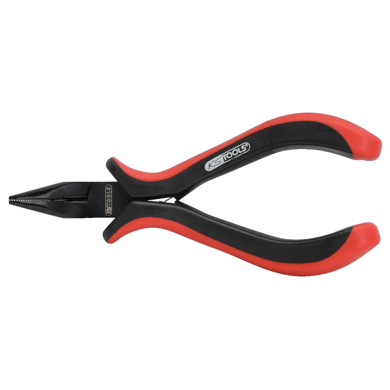 KS Tools - 5007021 - Precise Long Nose Plier Serrated, 130mm