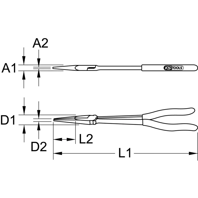 KS Tools - 5007051 - CLASSIC Telephone Pliers