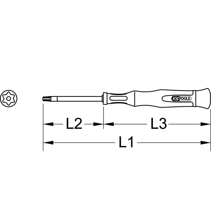 KS Tools - 5007155 - Precision Screwdriver, TB15