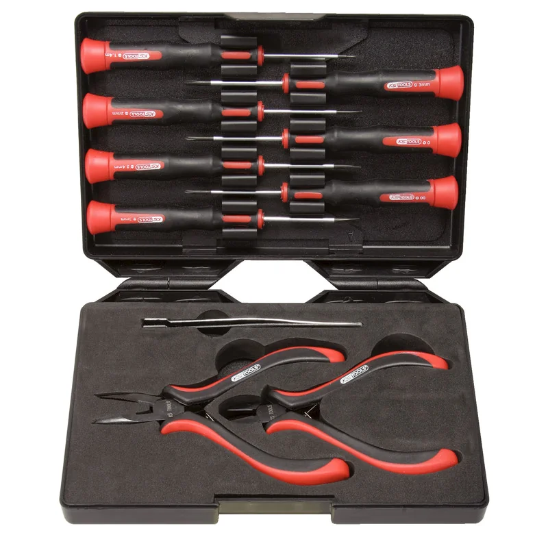 KS Tools - 5007180 - Precision Tool Set, 10 Pcs