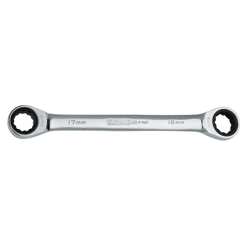 KS Tools - 5034511 - Gear+ Dbl Ring Ratchet Spanner, 8x10mm