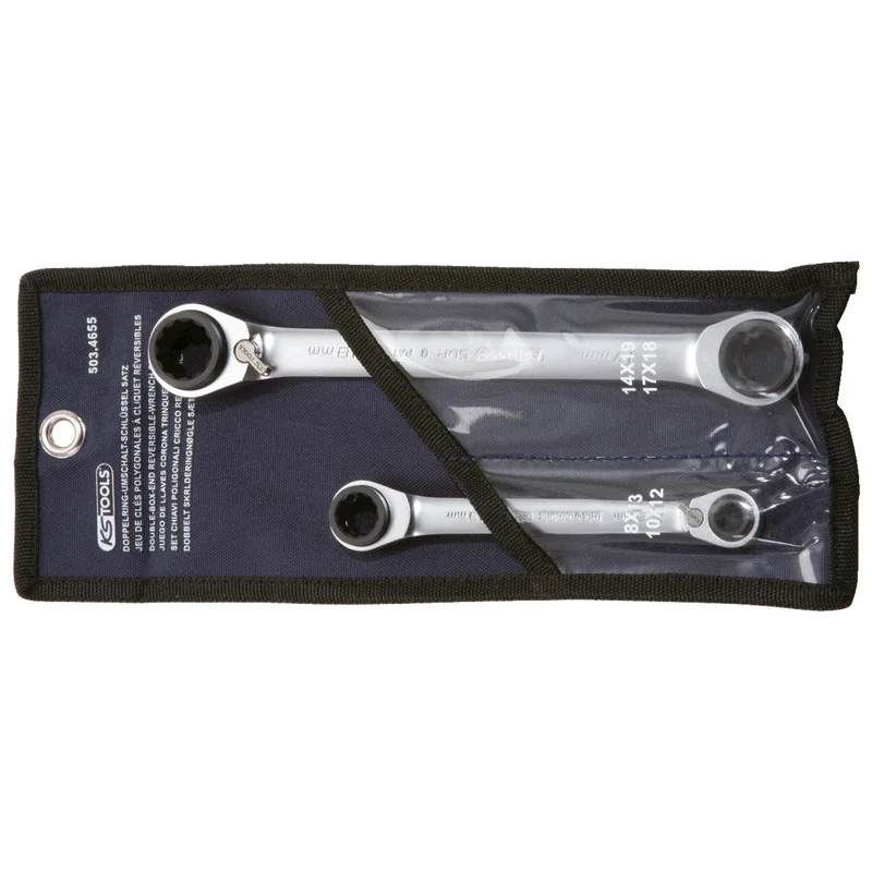 KS Tools - 5034655 - GEAR+ 4in1 Spanner Set, 2pcs, 8-19mm