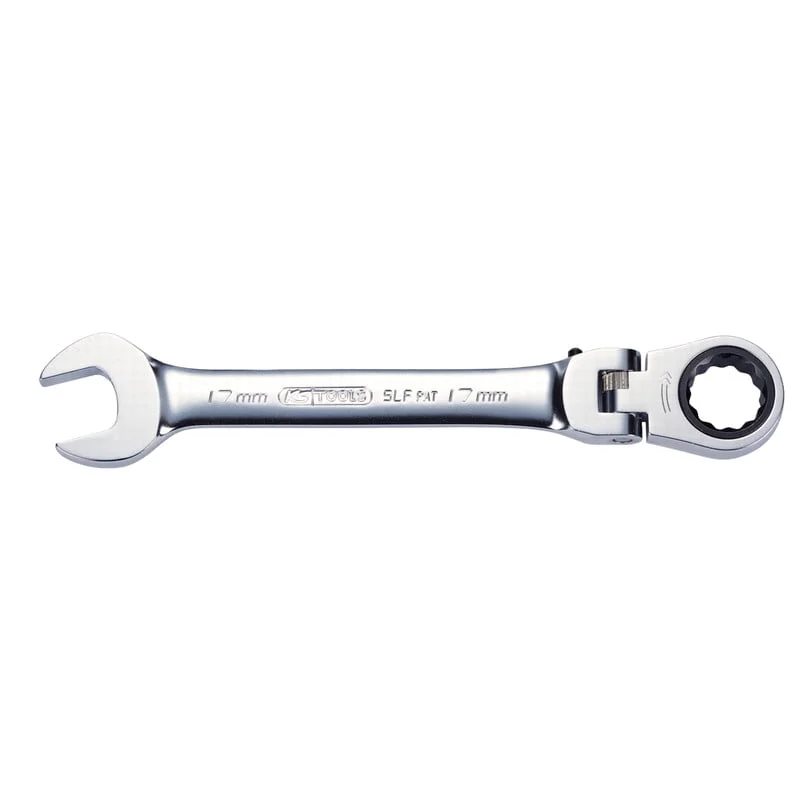 KS Tools - 5034813 - GEARplus® Jointed Combination Ratchet Spanner, Lockable, 13 mm