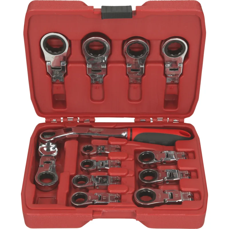 KS Tools - 5034820 - Ratchet Combination Wrench Set, 13-Pcs.