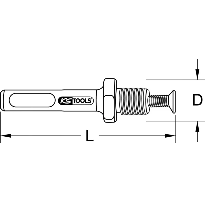 KS Tools - 5141134 - Chuck Adaptor, 65mm