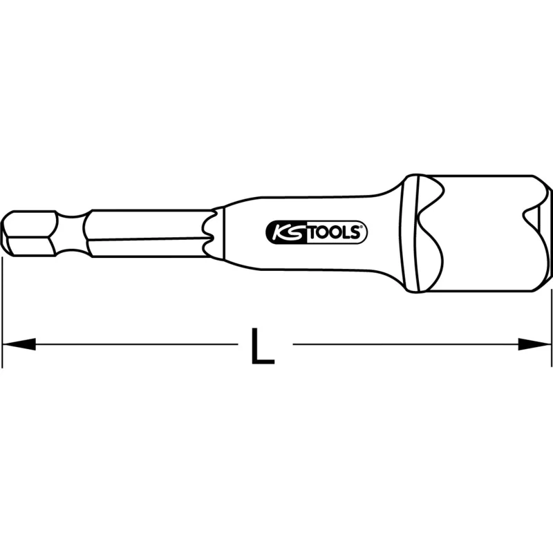 KS Tools - 5141135 - Special Adaptor, Magnetic, 72mm