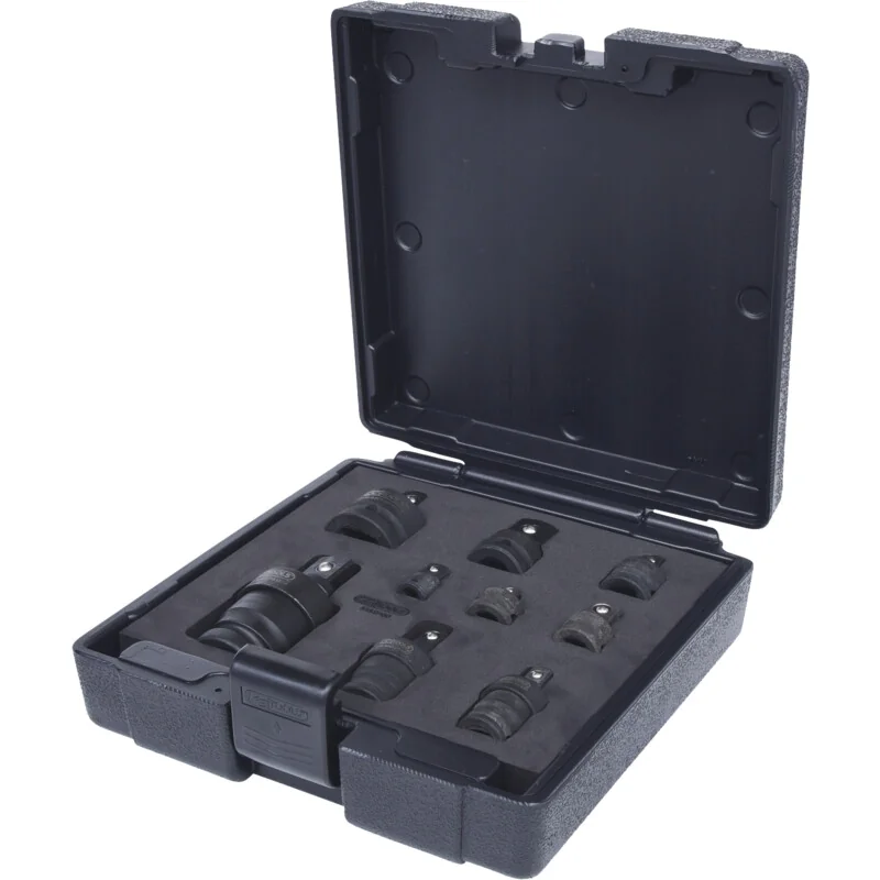 KS Tools - 5150100 - Impact Socket Drive Adaptor Set, 9 Pcs