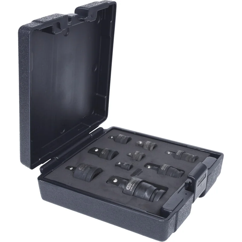 KS Tools - 5150100 - Impact Socket Drive Adaptor Set, 9 Pcs