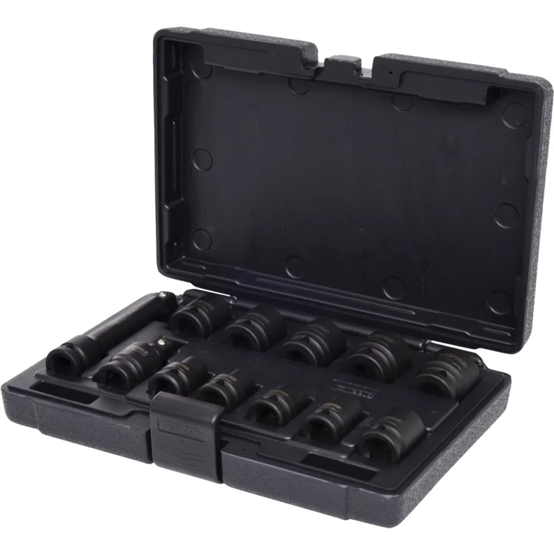 KS Tools - 5150112 - 1/2 inch Hexagonal Impact Socket Set