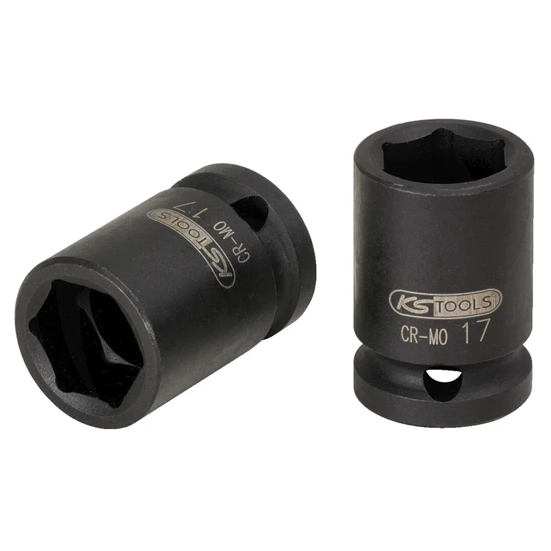 KS Tools - 5151008 - 1/2 Inch Hexagon Impact Socket, Short, 8 mm