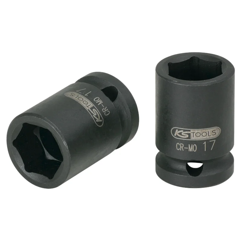 KS Tools - 5151021 - 1/2 Inch Hexagon Impact Socket, Short, 21 mm