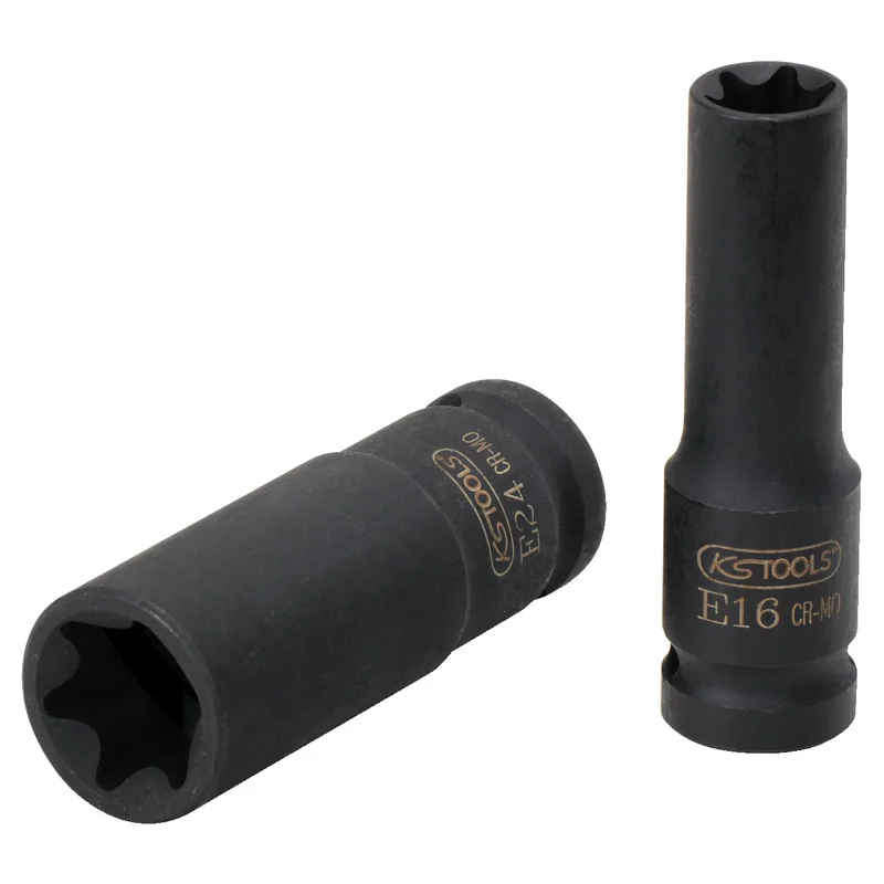 KS Tools - 5151059 - Impact Socket ETX, Deep, 1/2 Inch, E24
