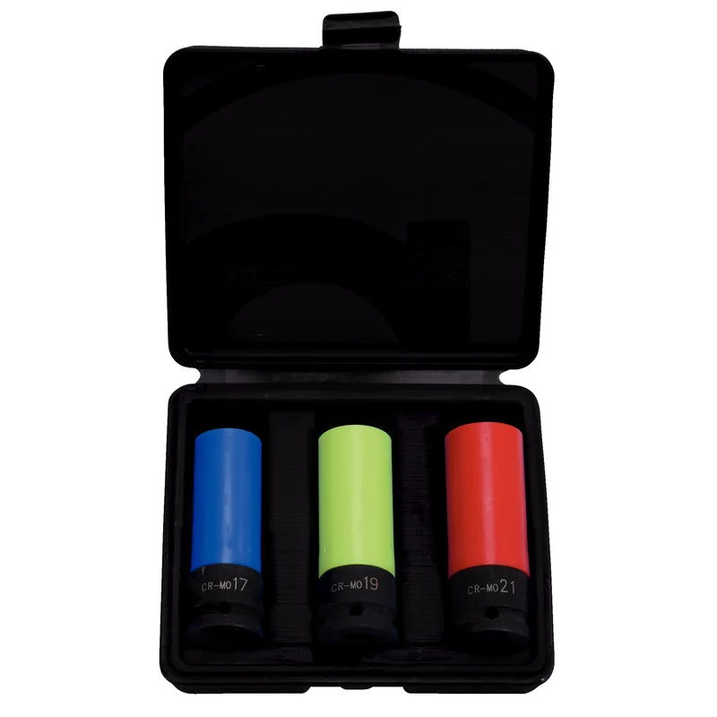 KS Tools - 5151070 - Torque Impact Socket Set, 3pcs, 1/2 Inch