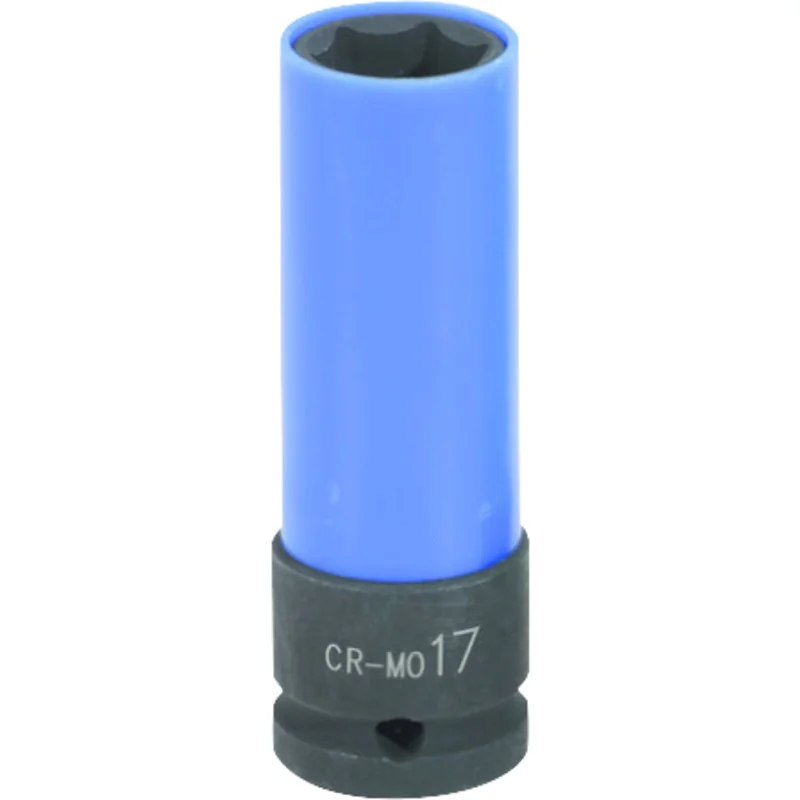 KS Tools - 5151073 - Torque Impact Socket, Deep, 1/2 Inch, 17mm