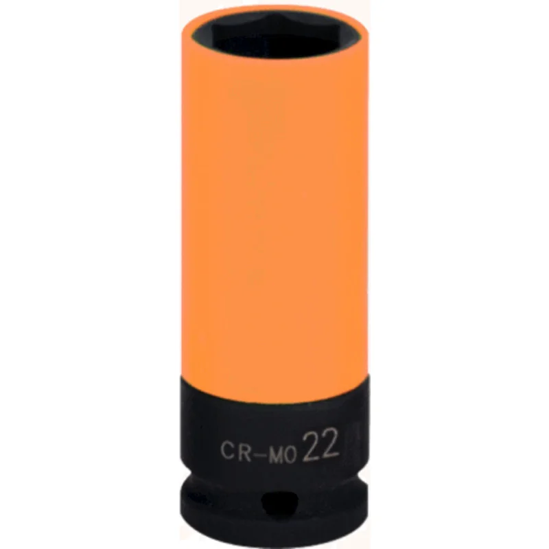 KS Tools - 5151077 - Torque Impact Socket, Deep, 1/2 Inch, 22mm