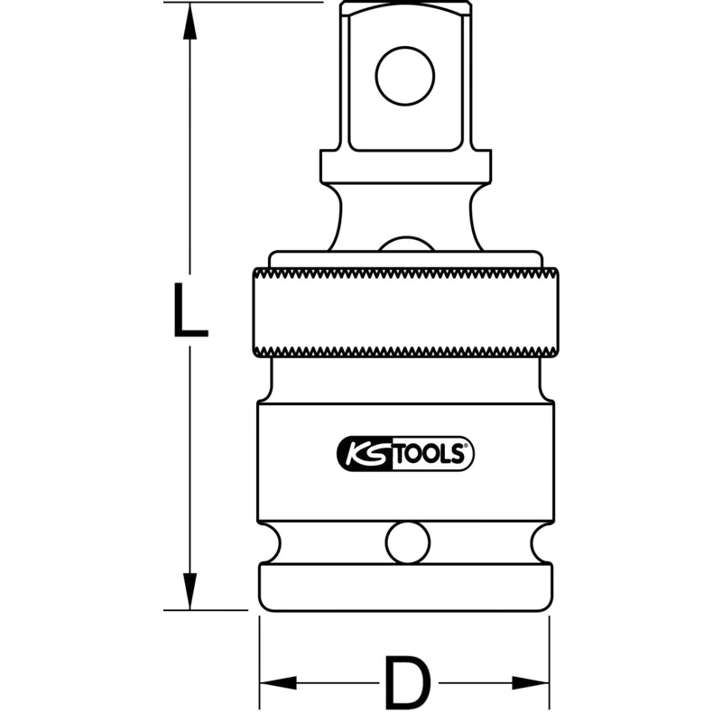 KS Tools - 5151133 - 1/2 Inch Impact Ball Joint