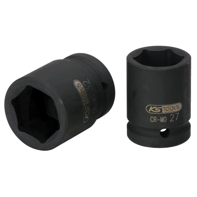 KS Tools - 5151319 - 3/4 Inch Hexagon Impact Socket, Short, 19 mm