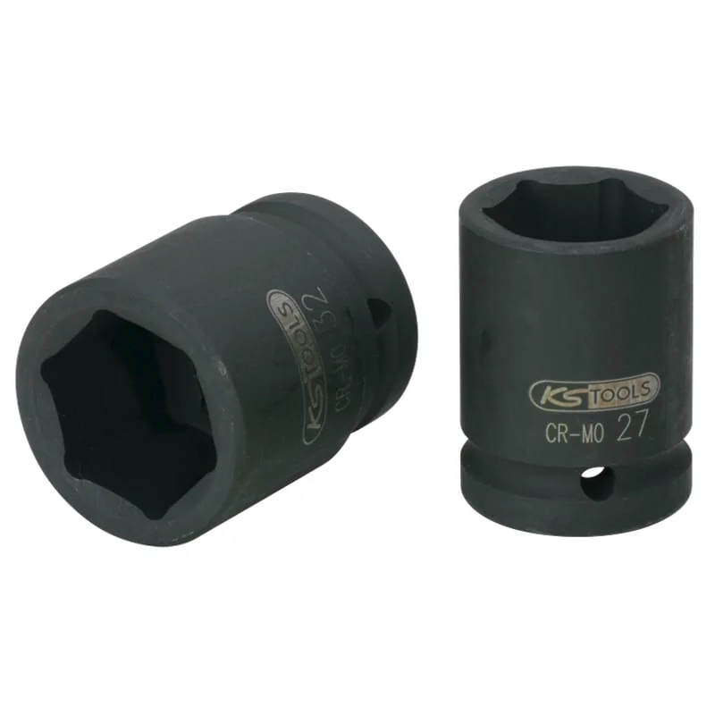 KS Tools - 5151341 - 3/4 Inch Hexagon Impact Socket, Short, 41 mm