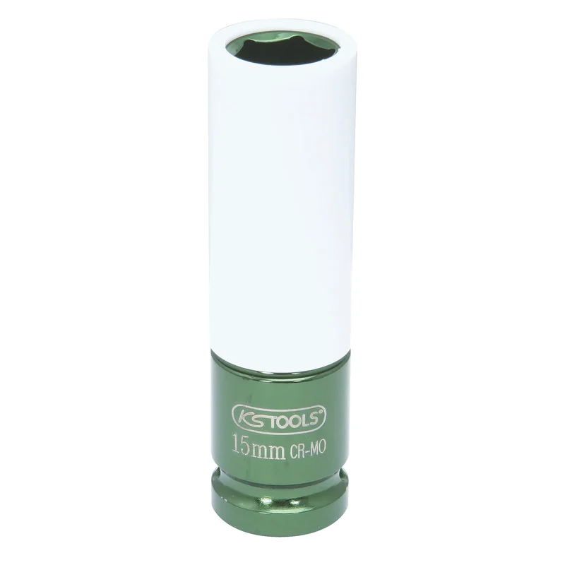 KS Tools - 5152015 - Impact Sockets, Deep, 1/2 Inch, 15mm