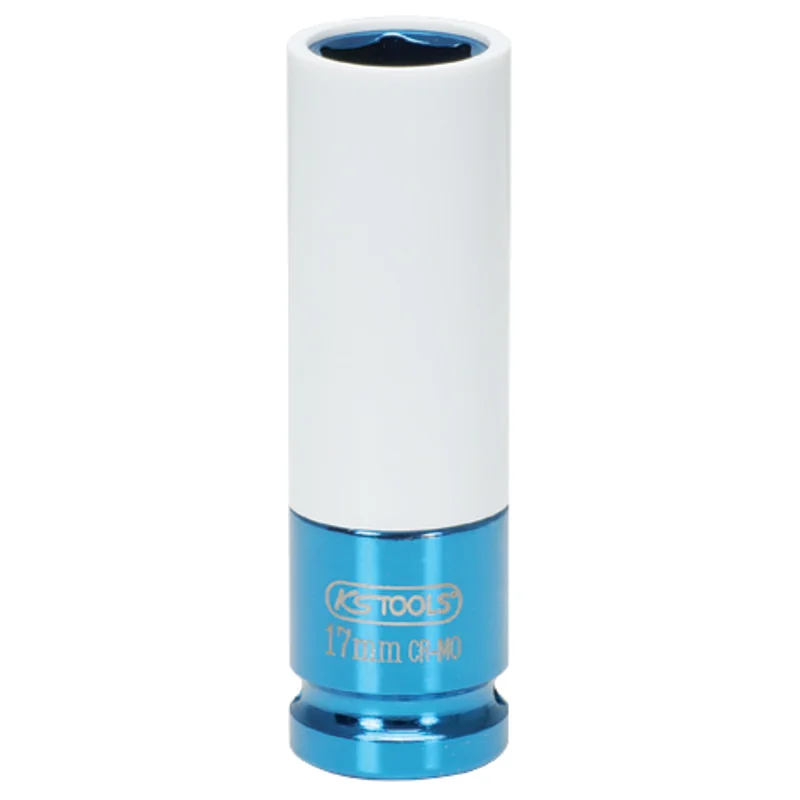 KS Tools - 5152017 - 1/2 Inch Aluminium Rim Impact Socket, Long, 17mm