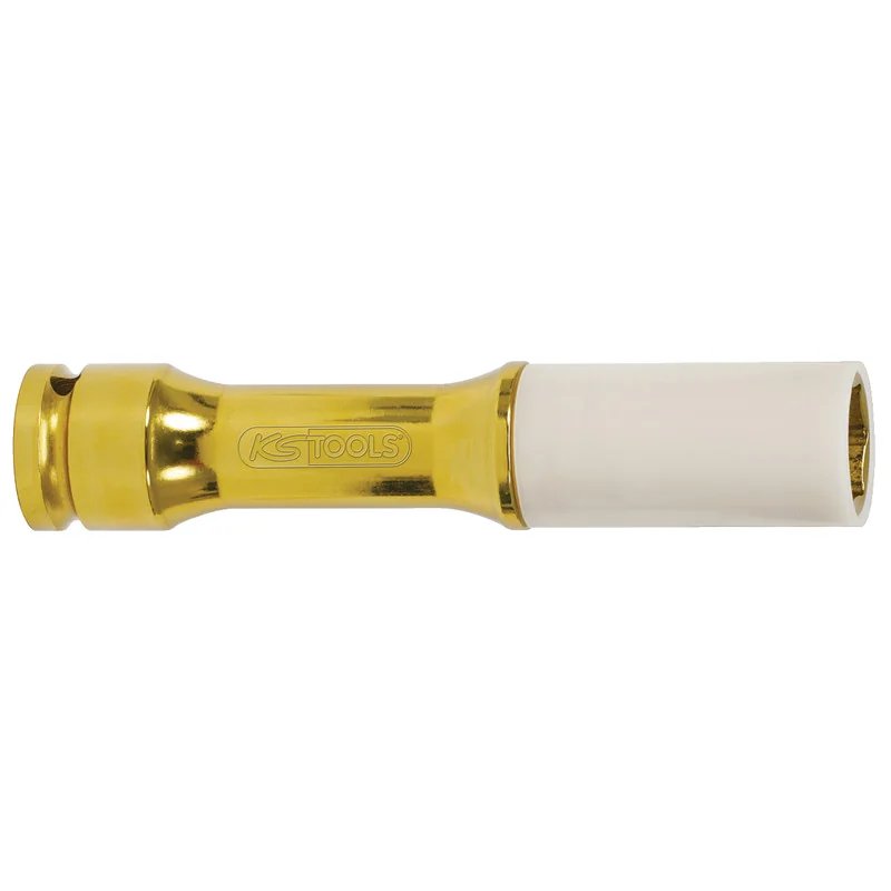 KS Tools - 5152041 - Impact Socket, XXL, Yellow, 1/2 Inch, 19mm