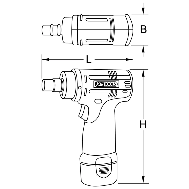 KS Tools - 5153545 - Cordless High Speed Grinder (22000rpm)