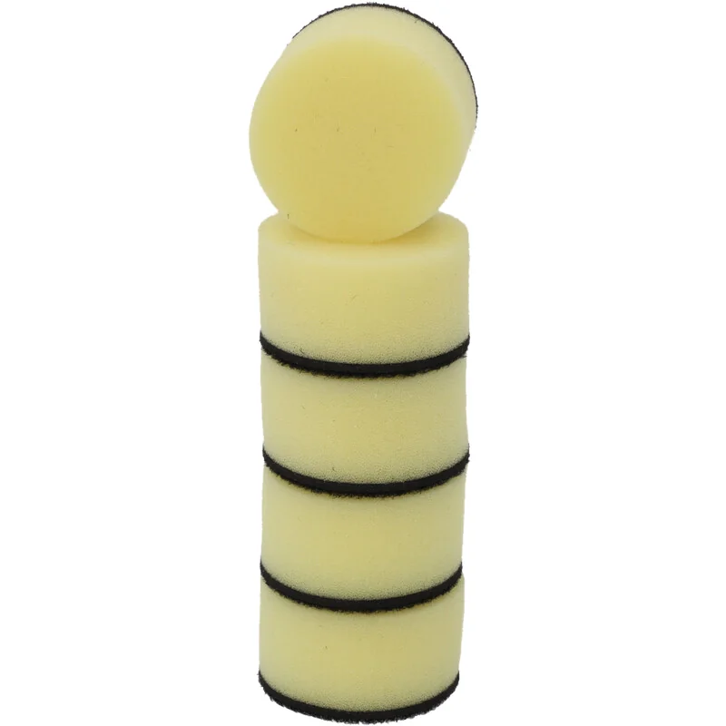 KS Tools - 5155126 - Burnishing Pads Yellow, Diameter 50.0mm, Pack Of 5