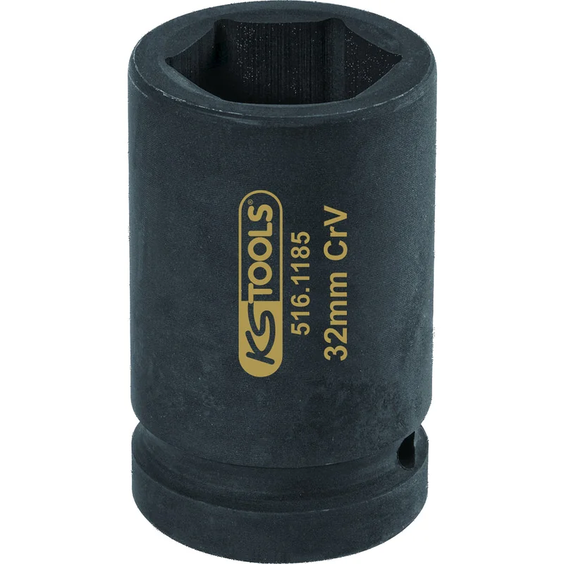 KS Tools - 5161185 - 1 Inch Socket, Hexagonal, SW32